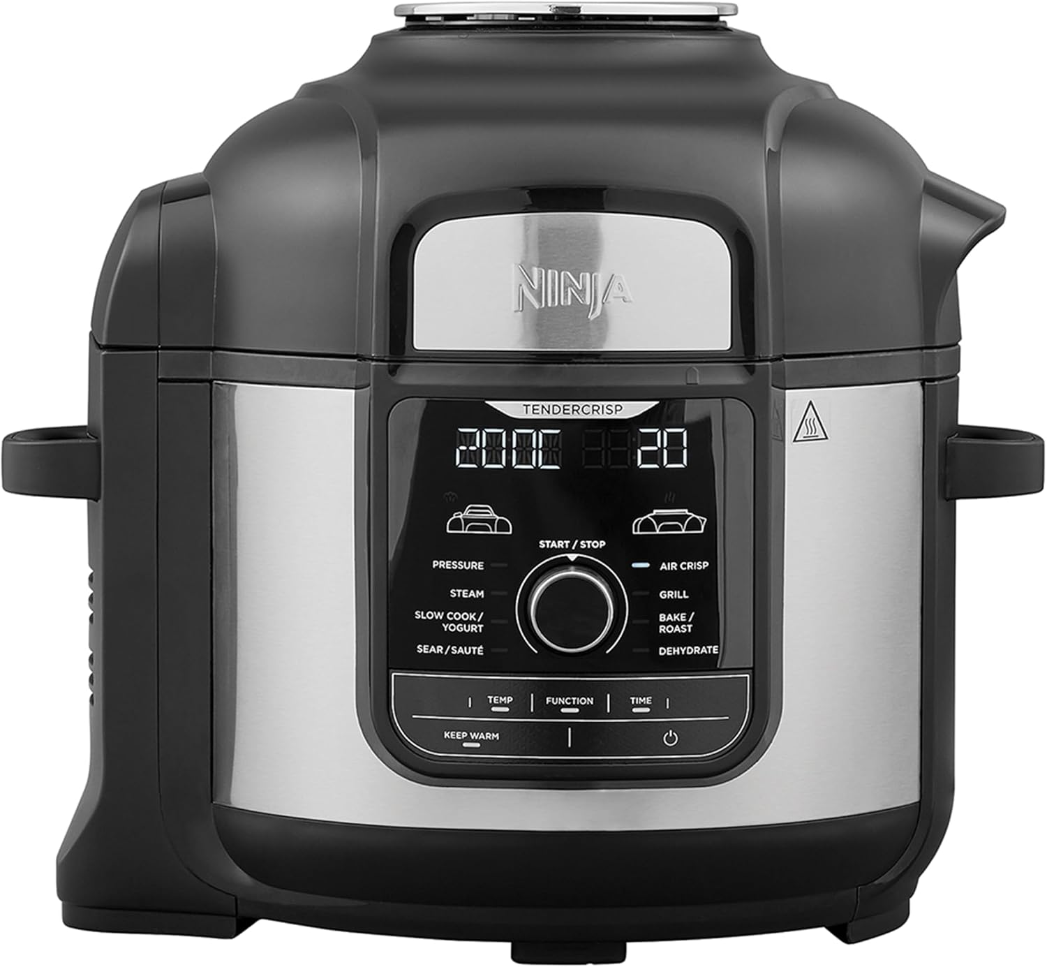 Ninja Foodi MAX Multi-Cooker [OP500UK], 9-in-1, 7.5L, Electric Pressure Cooker and Air Fryer & Non-Stick Loaf Tin, Cake Tin & Crisper Tray Bakeware Set MAX 9-in-1 Multi Cooker + Tray Bakeware Set