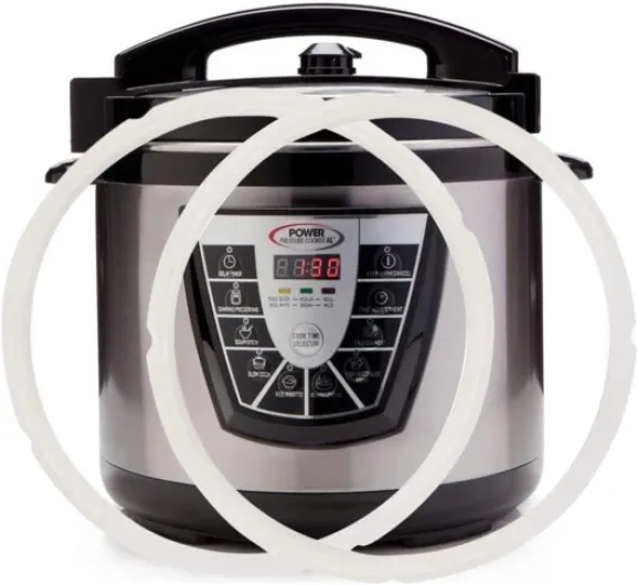 Original Sealing Ring for 8 Qt Power Pressure Cooker - Replacement Silicone Gasket Seal Rings for Power Cooker XL 8 Quart, PPC772, PPC780, WAL3, PPC-XL 8Qt, Wolfgang Puck 8 Qt