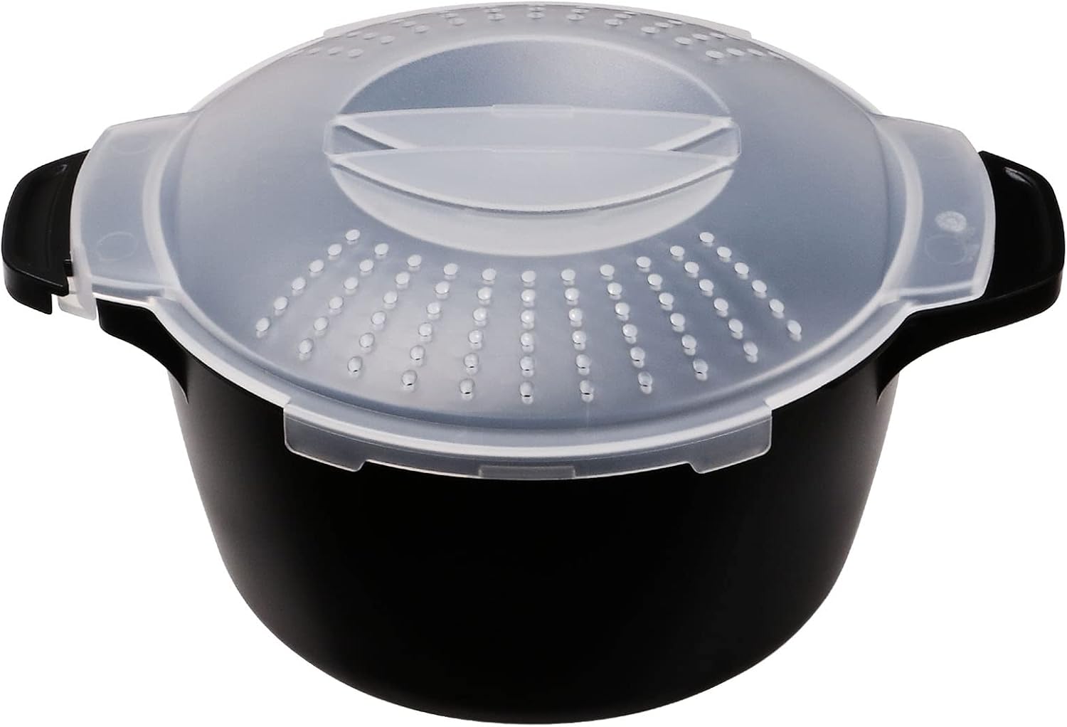 Professional Small Micro Cookware 1 Quart, Microwave Steamer for Vegetables, Microwave Cooker - BPA Free, Dishwasher Safe