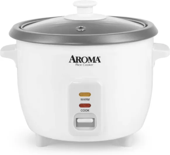 ® Rice Cooker, 3-Cup (Uncooked) / 6-Cup (Cooked), Small Rice Cooker, Oatmeal Cooker, Soup Maker, Auto Keep Warm, 1.5 Qt, White, ARC-363NG 6 Cup Cooked / 3 Cup Uncooked / 1.5 Qt - White