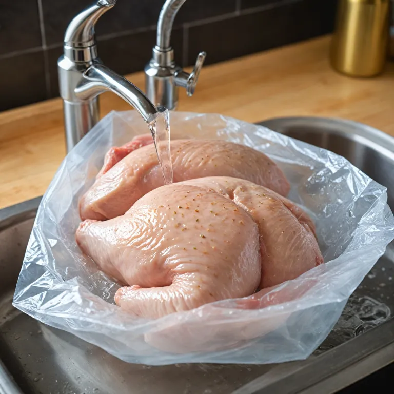 How to defrost chicken fast while keeping it safe and tender