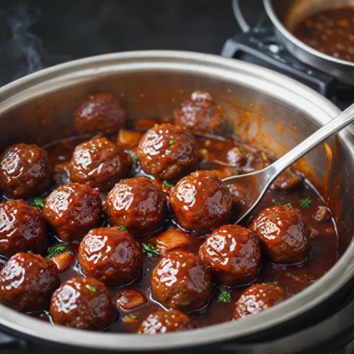 How grape jelly and bbq meatballs shine in an electric pressure cooker