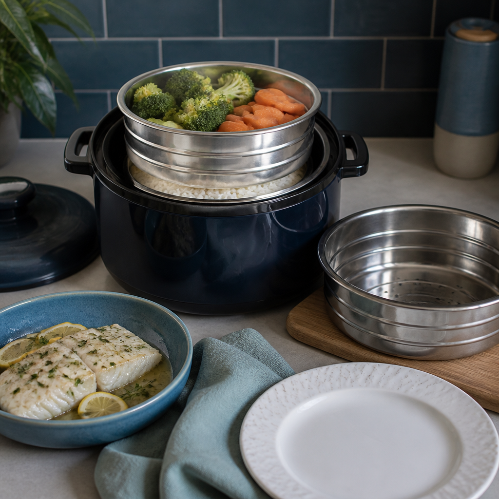 The Stackable Stainless Steel Insert Changed How I Use My Pressure Cooker