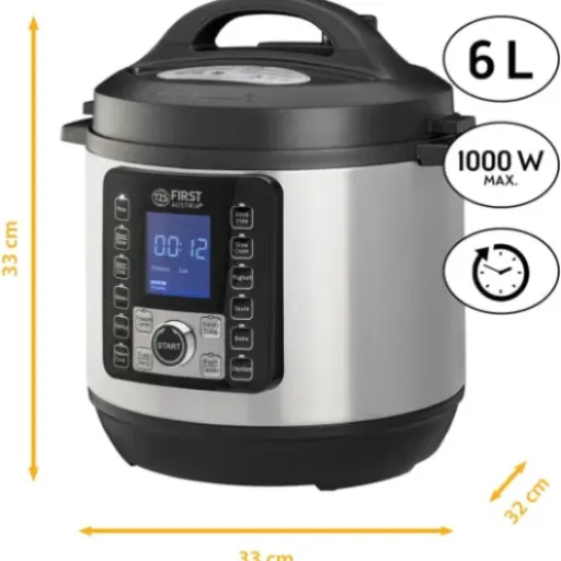 TZS First Austria Electric Pressure Cooker 6L Review: a no‑frills multicooker that gets the job done