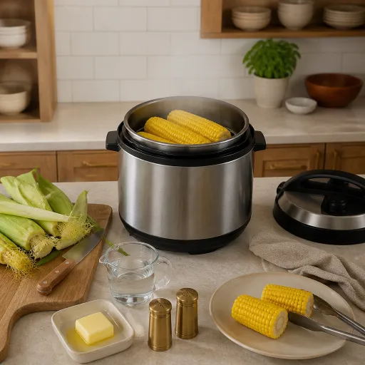 How to make tender corn on the cob in a pressure cooker
