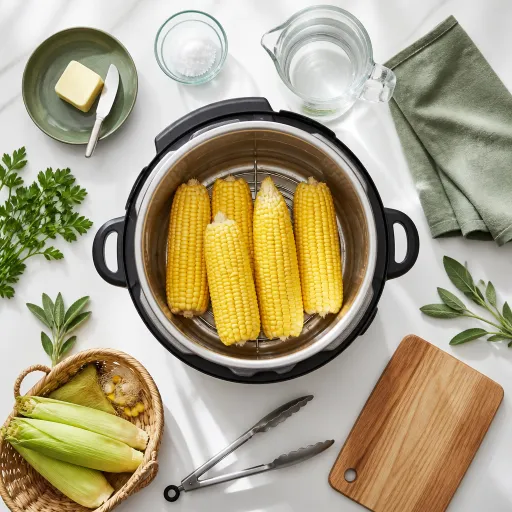 How to make tender corn on the cob in a pressure cooker