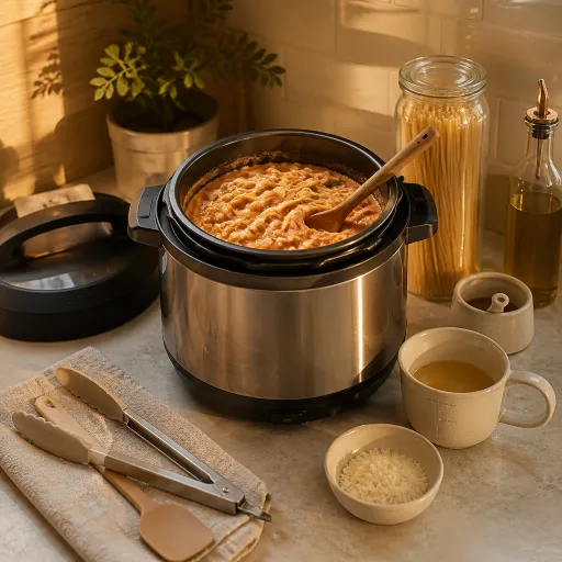 Pressure Cooker Pasta Done in the Sauce: No Boiling, No Draining, No Extra Pot