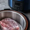 Can you safely pressure cook frozen meat in an electric cooker