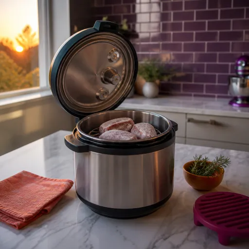 Can you safely pressure cook frozen meat in an Instant Pot for tender results ?