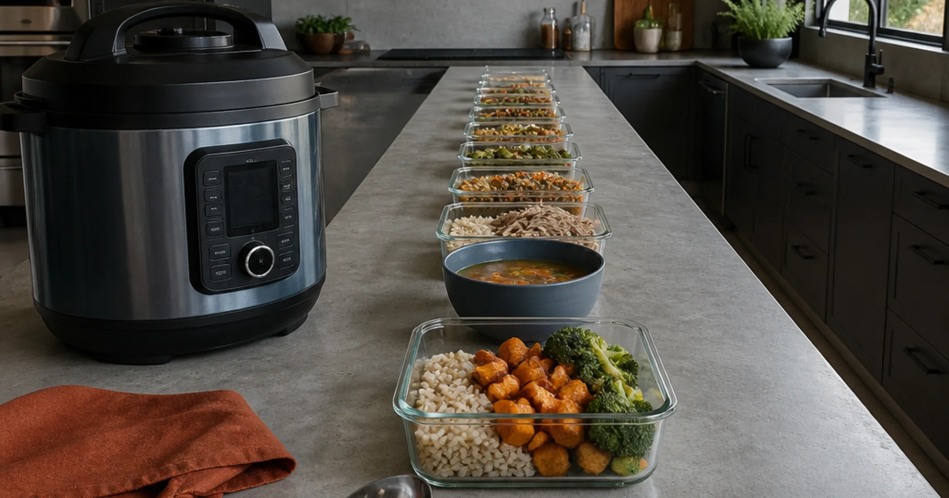 The Back-to-School Meal Prep Playbook: One Pressure Cooker Sunday to Cover the Whole Week