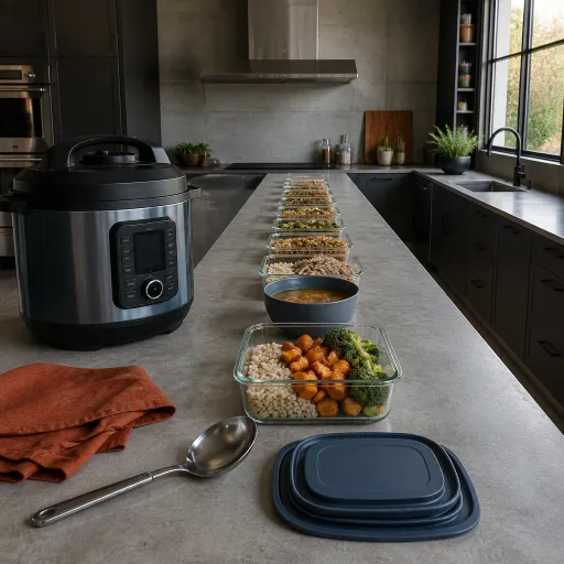 The Back-to-School Meal Prep Playbook: One Pressure Cooker Sunday to Cover the Whole Week